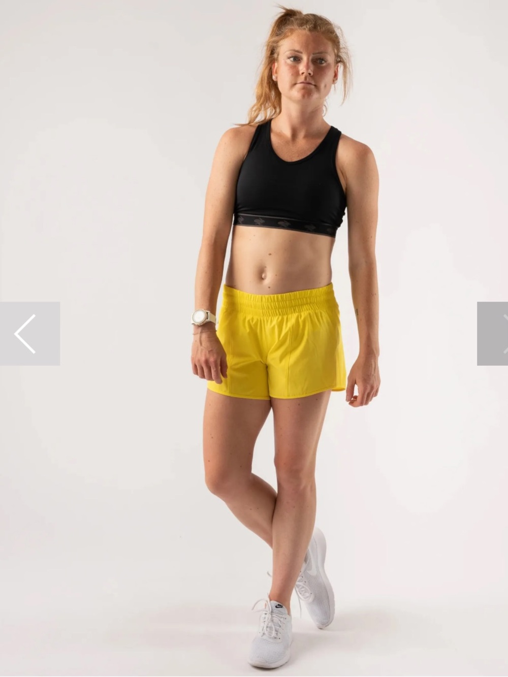 Rabbit WOMEN'S FEELIN' FINE 4'' Yellow SHORTS size Large